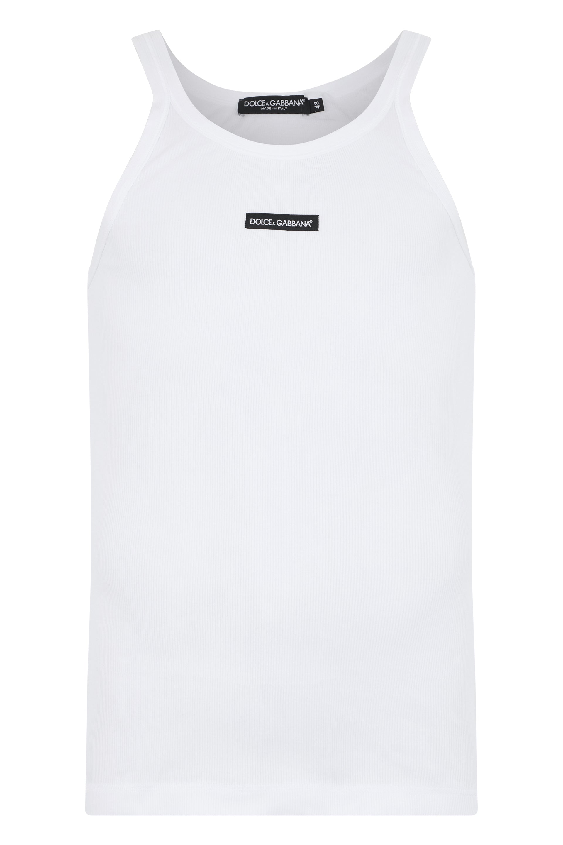 Logo Ribbed Mini Tank Top