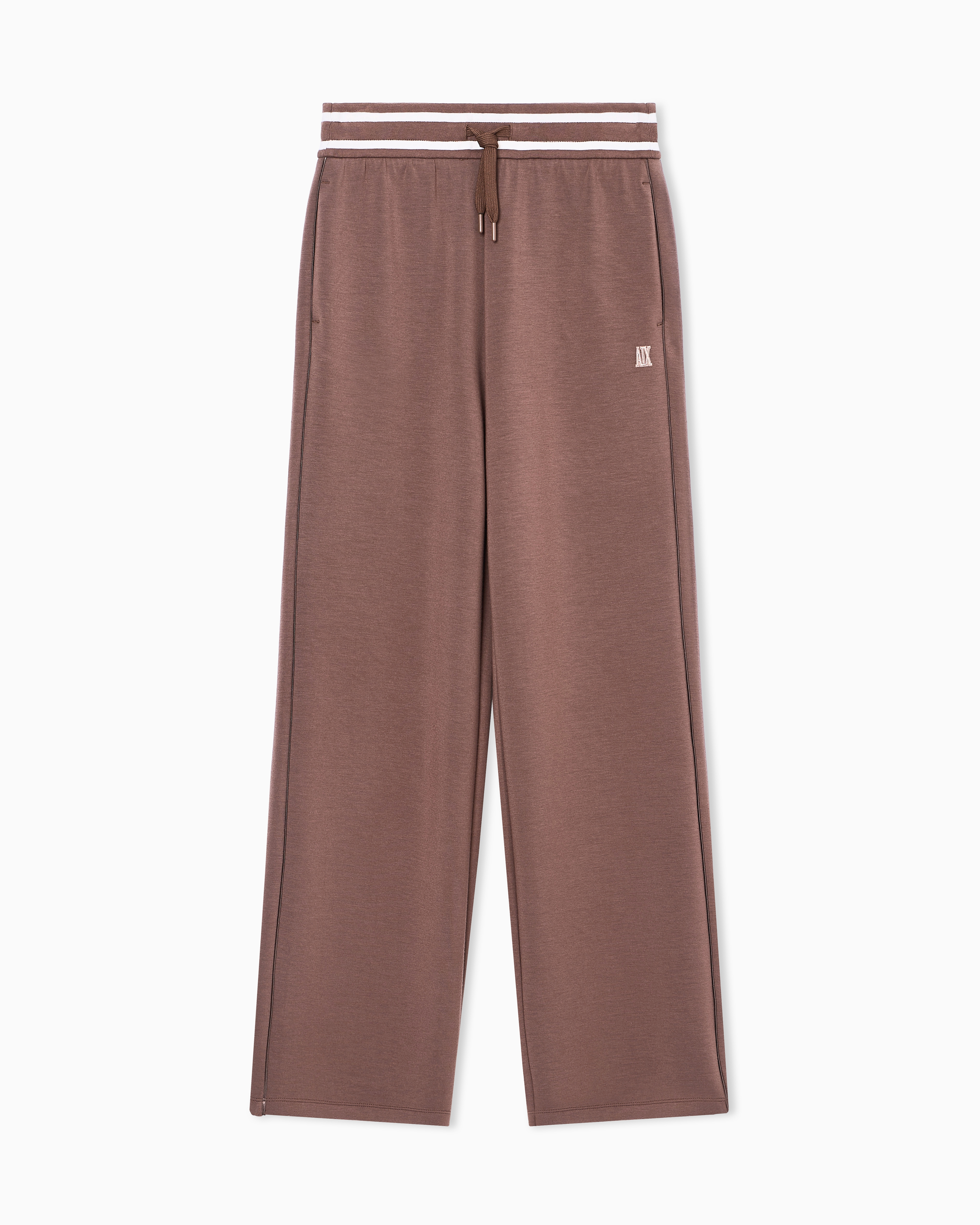 Jogger pants with contrasting trims