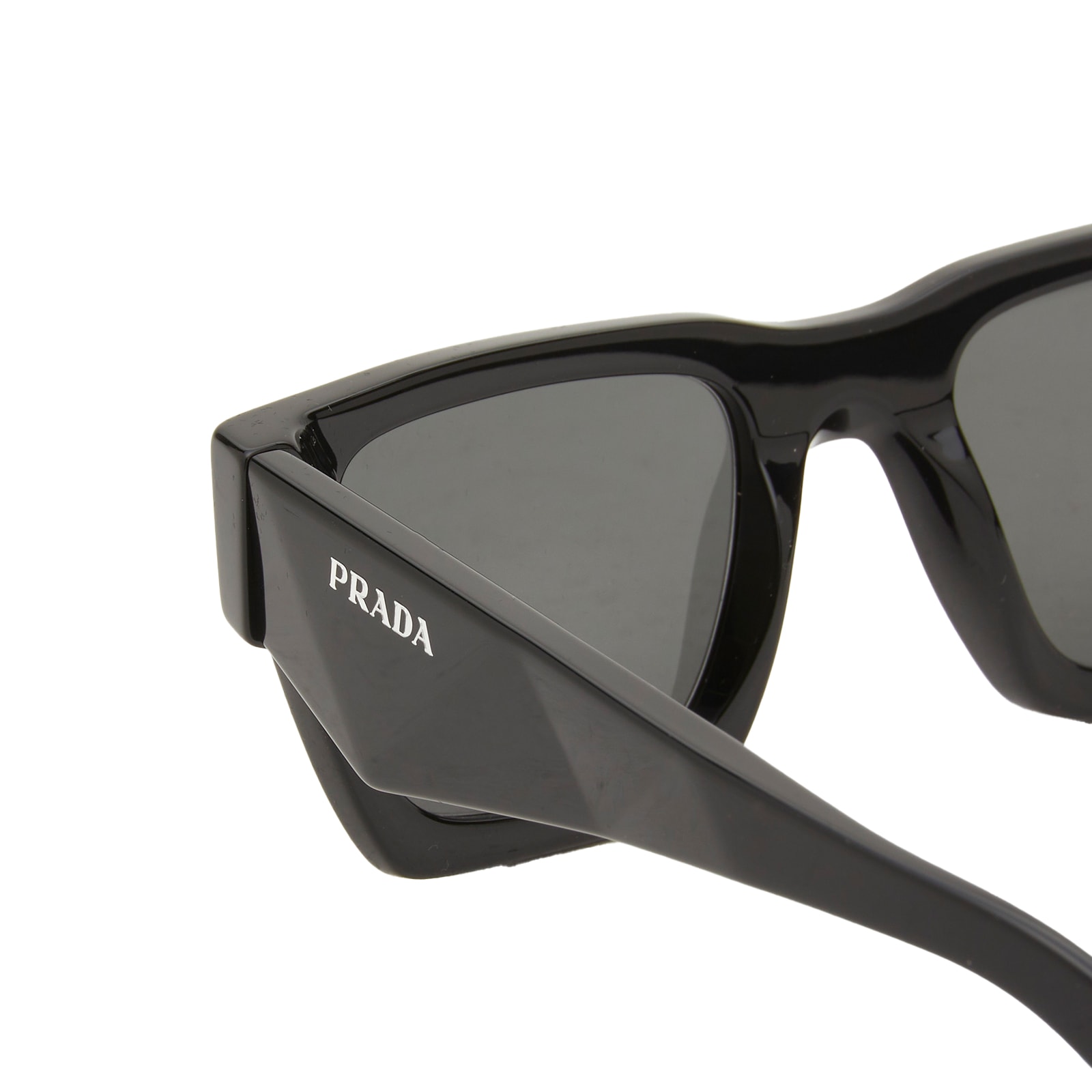 Men's PR A06S Sunglasses in Black/Dark Grey 