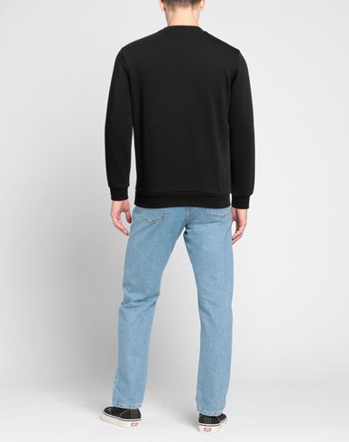 Man Sweatshirt Black Size XXL Cotton
