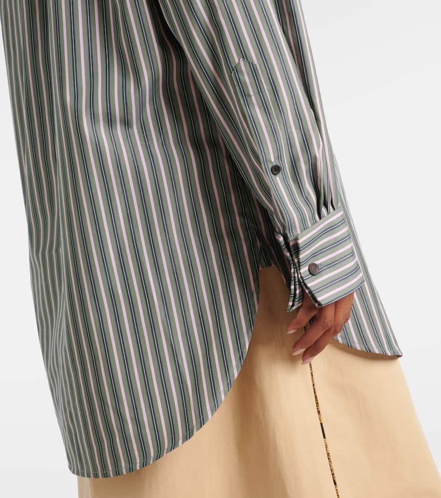 Striped cotton shirt