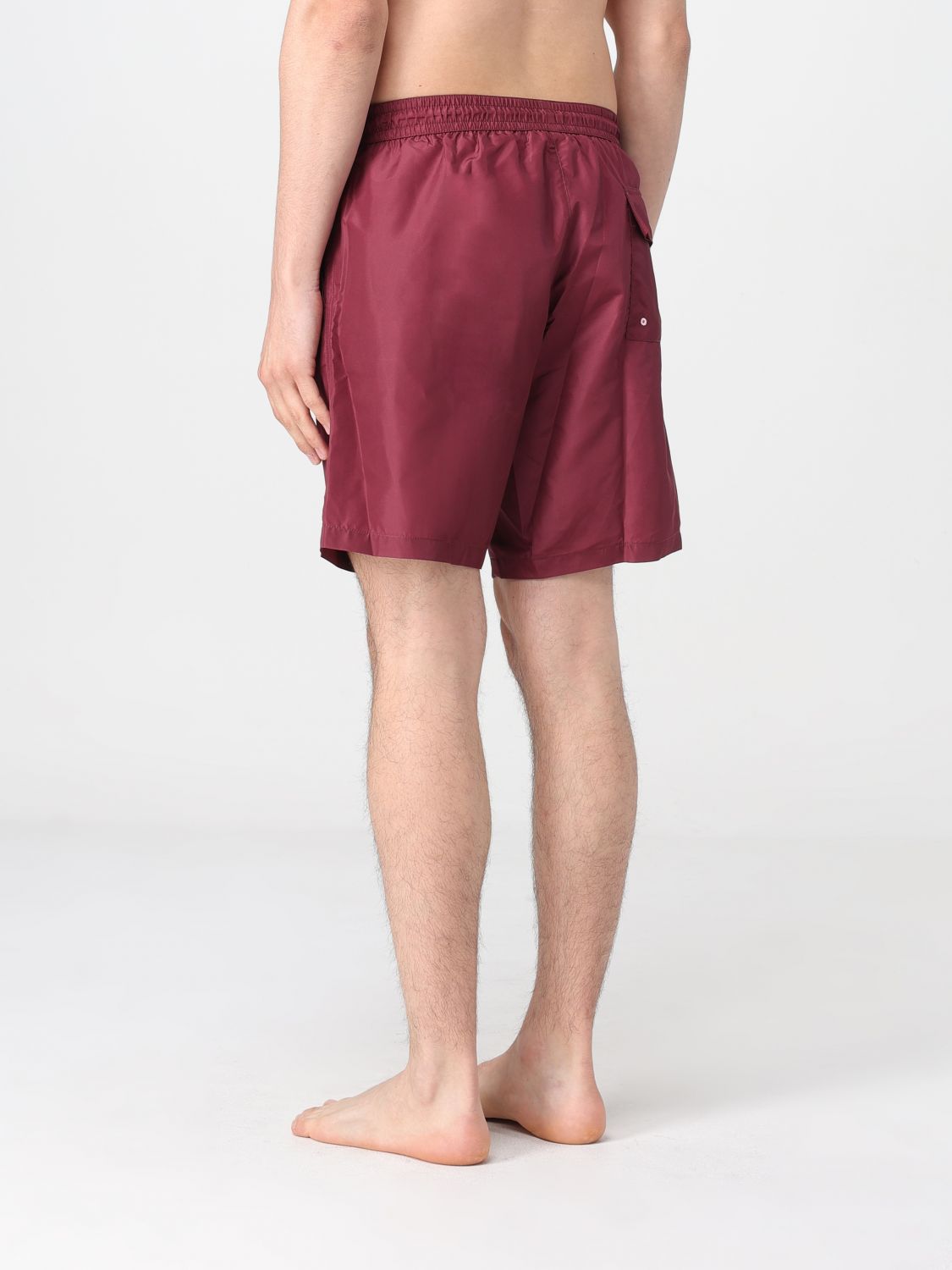 Swimsuit Men color Burgundy