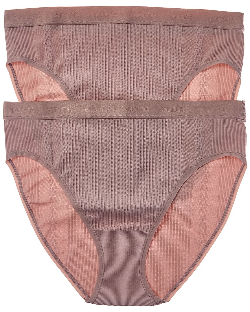Gemma Ribbed Hi-Leg Brief
