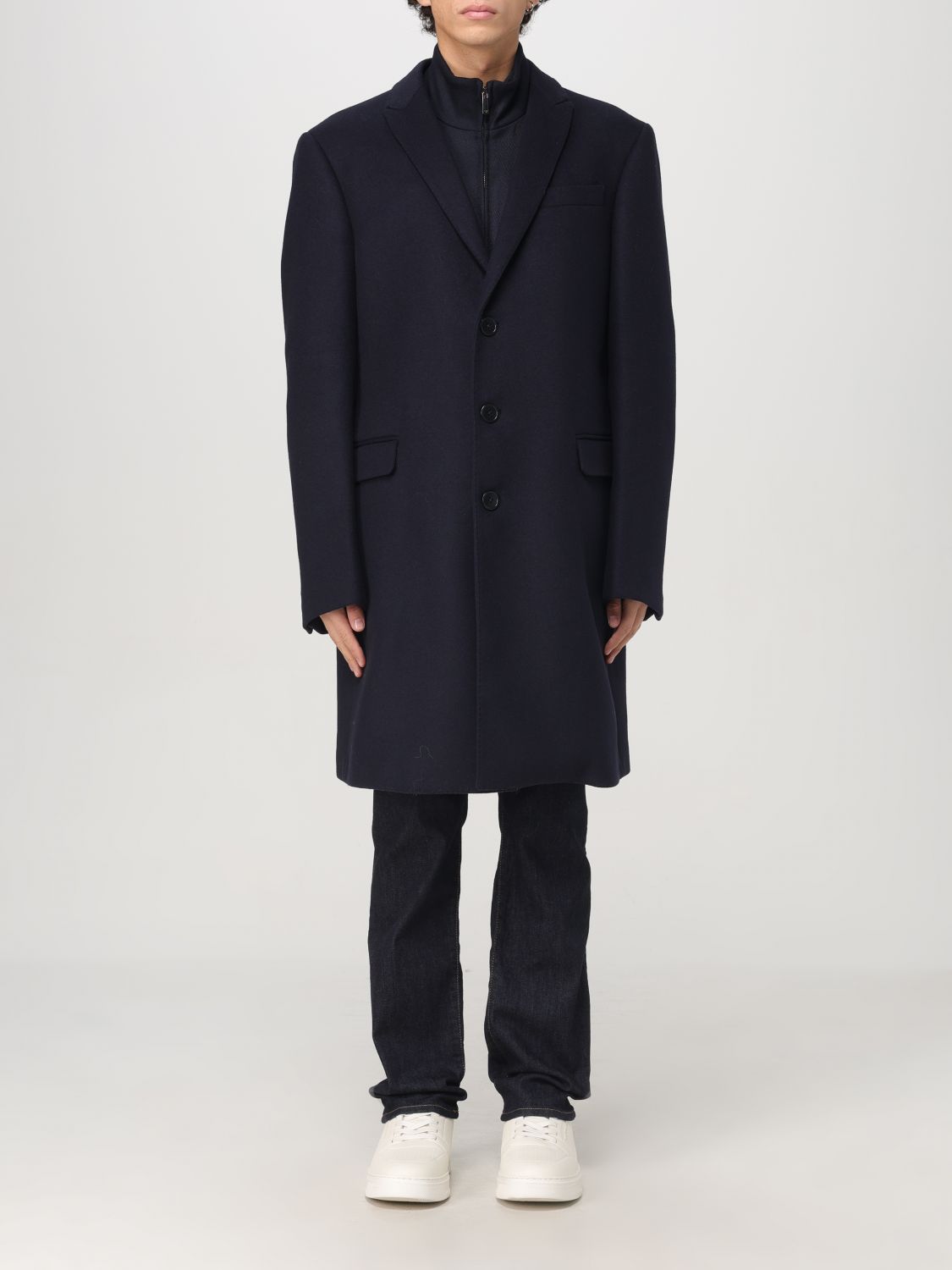 Single-breasted coat - Black