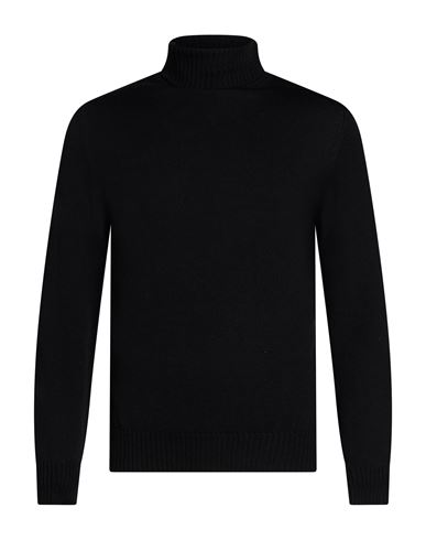Man Turtleneck Black Size 36 Virgin Wool