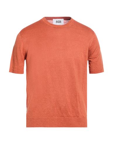 Man Sweater Tan Size 38 Hemp