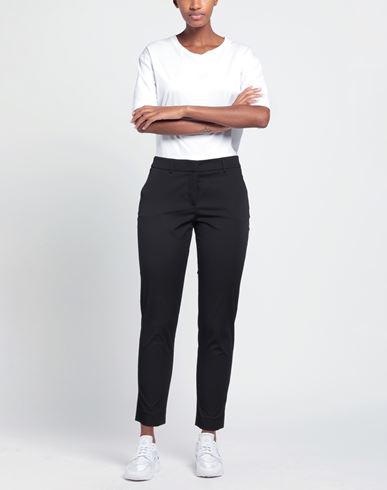 Woman Pants Midnight blue Size 10 Cotton, Elastane
