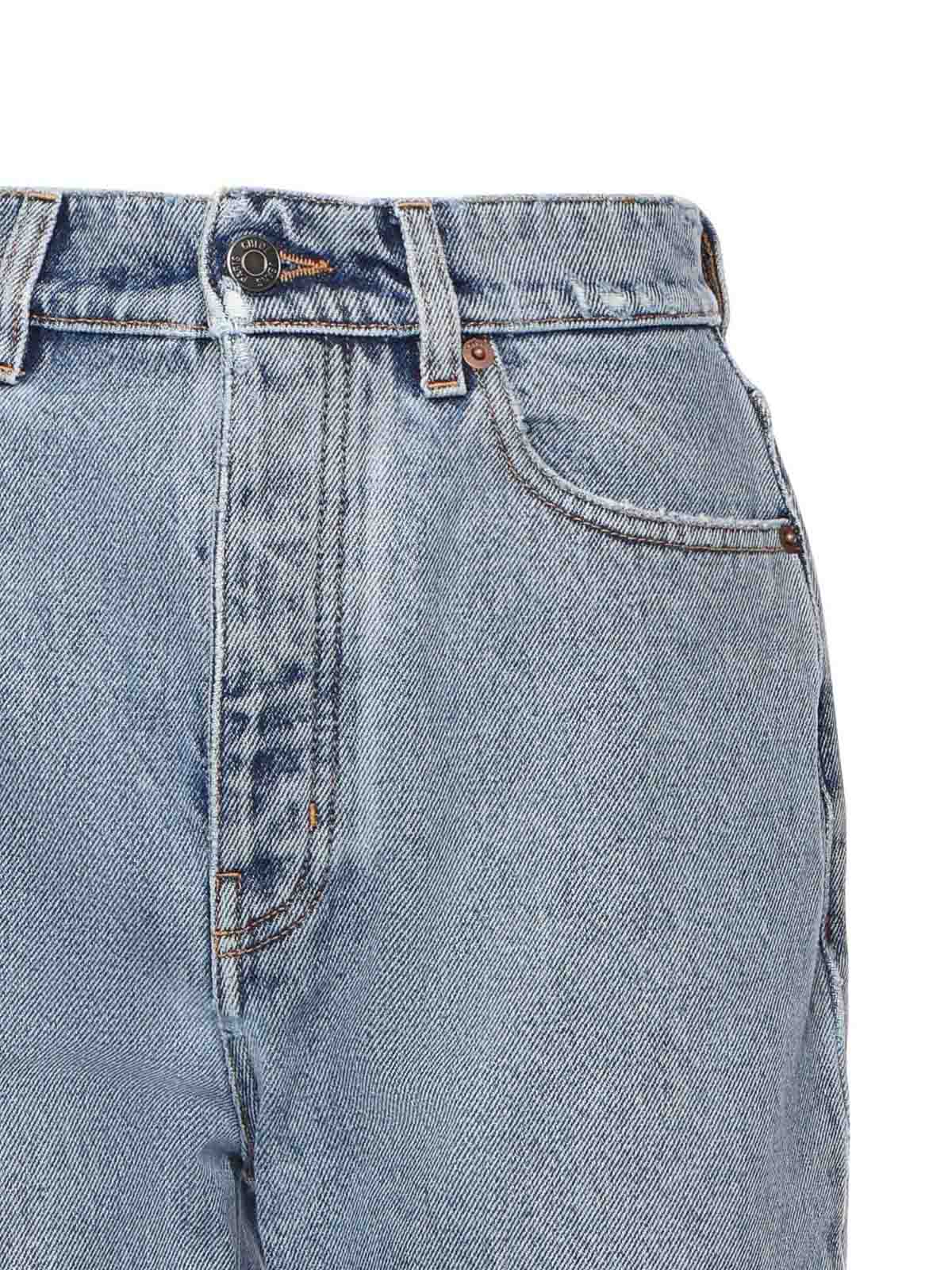 Tapered Denim Jeans
