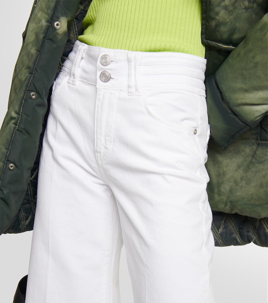 Frame High-rise wide-leg pants