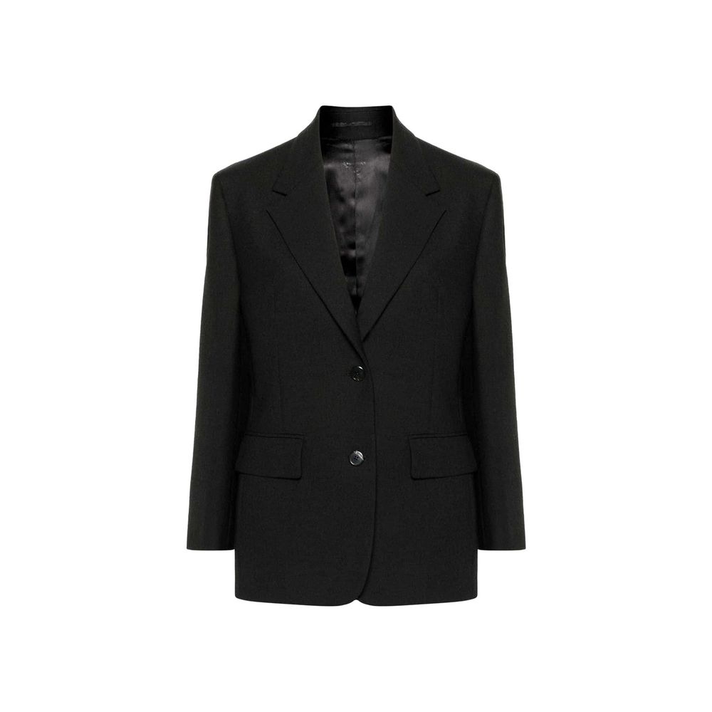 Virgin Wool Blazer — Black