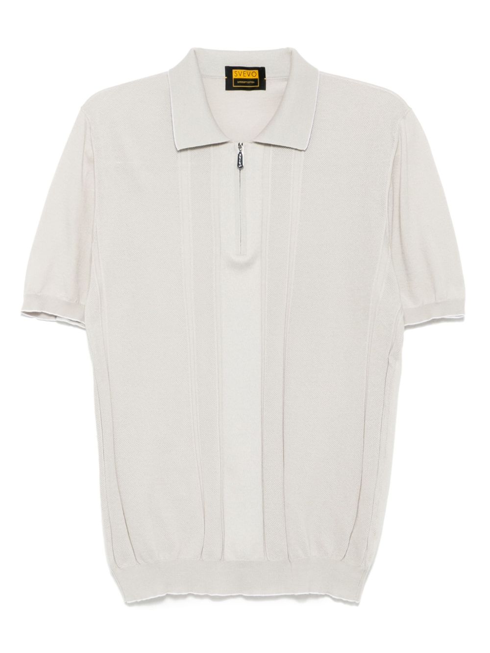 Svevo piqué-weave polo shirt - Grey