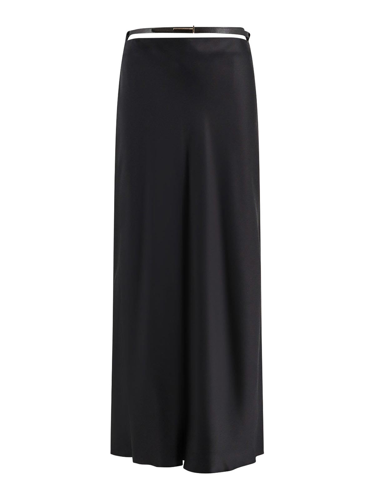 Silk Midi Skirt