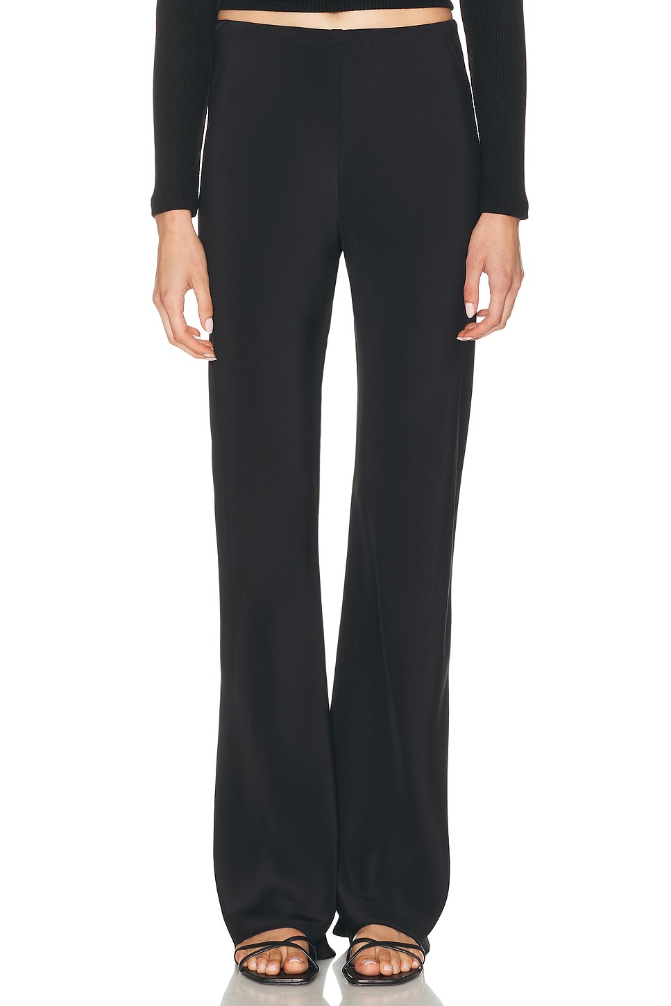 SABLYN Rio B Flared Bias Cut Pant in Black - Black.  XS also in