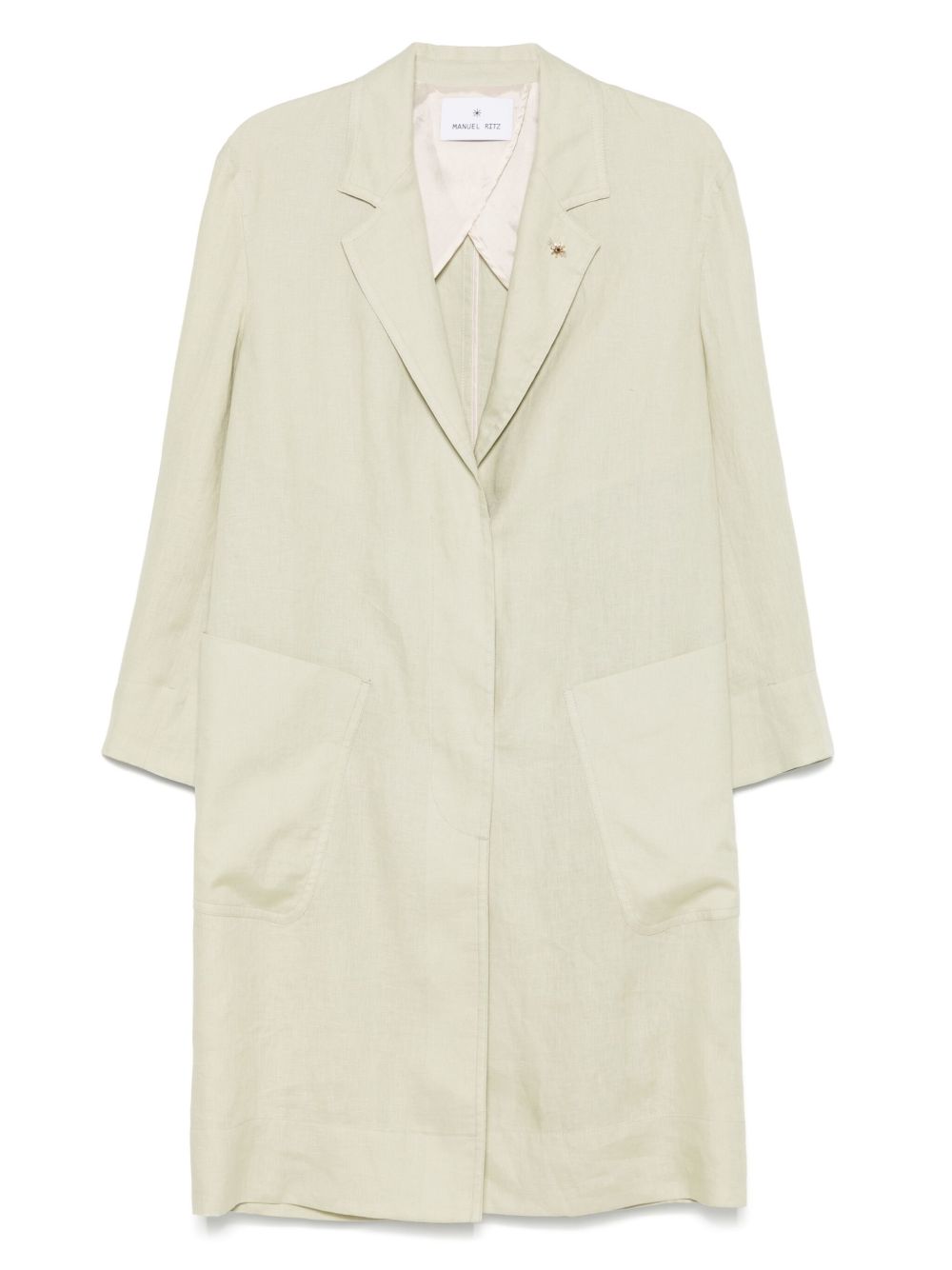 Manuel Ritz linen coat - Green