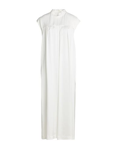 Woman Midi dress White Size 2 Viscose