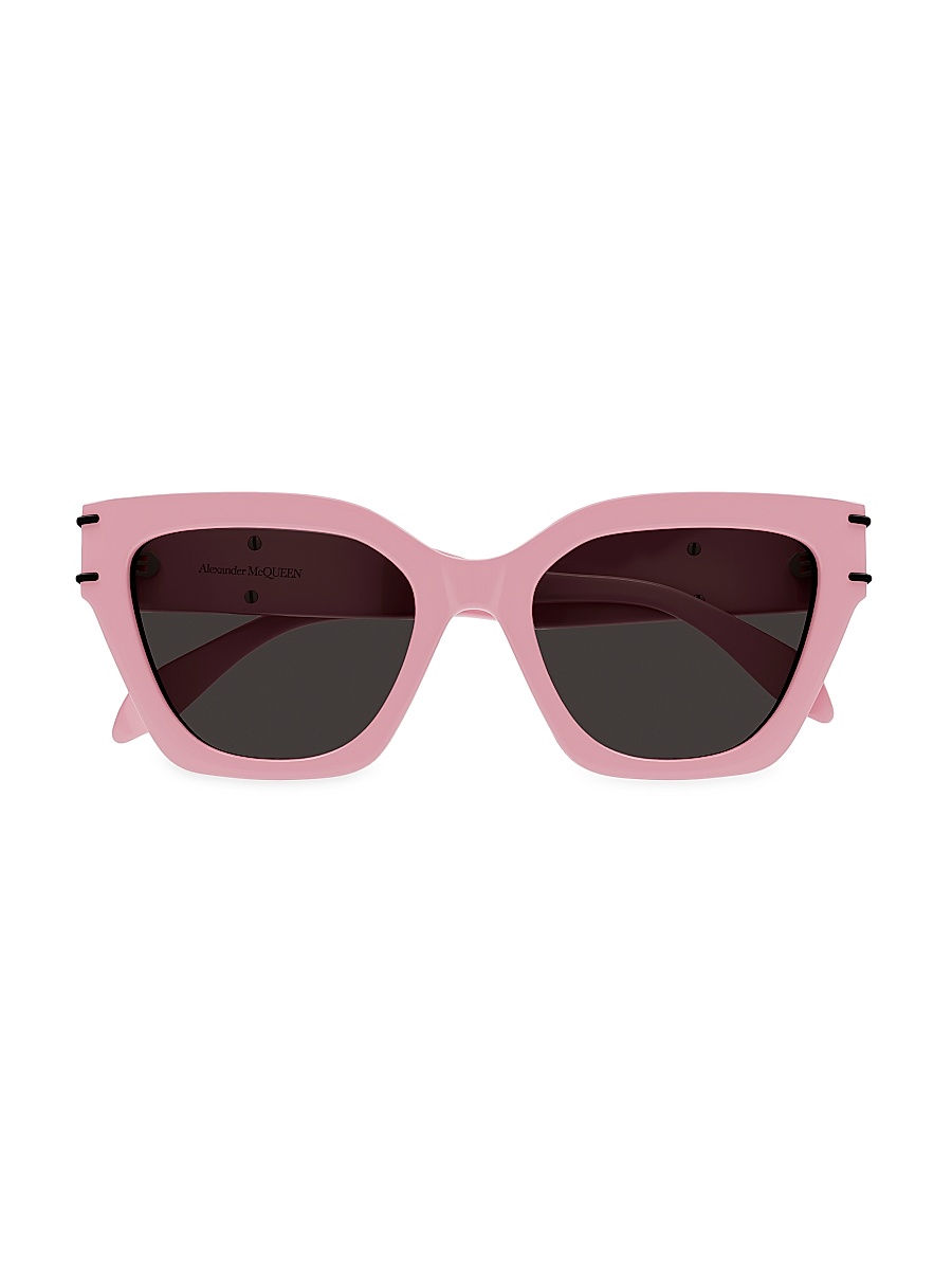Women's Selvedge Lines 53MM Cat-Eye Sunglasses - Pink