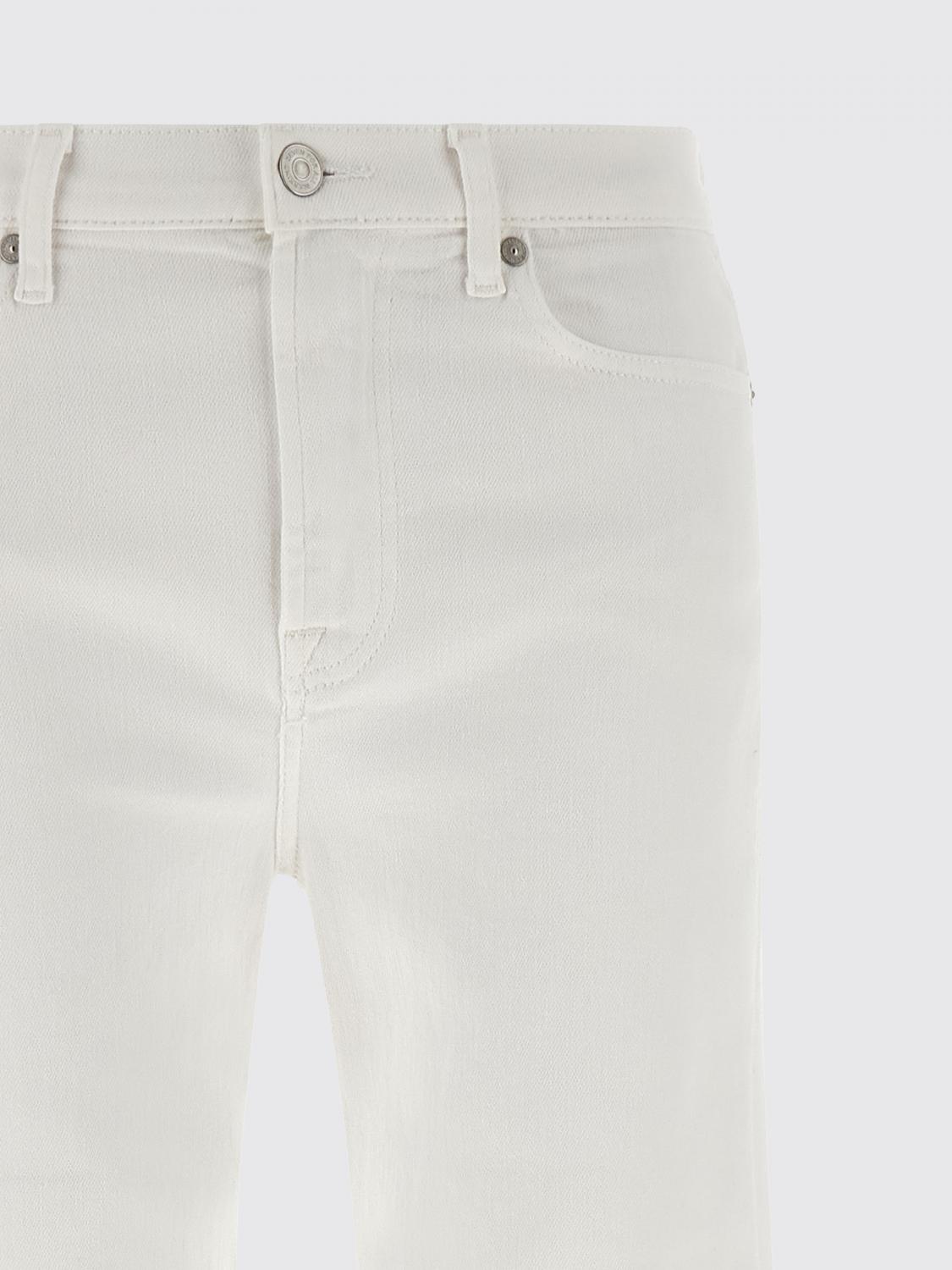 Jeans Woman color White