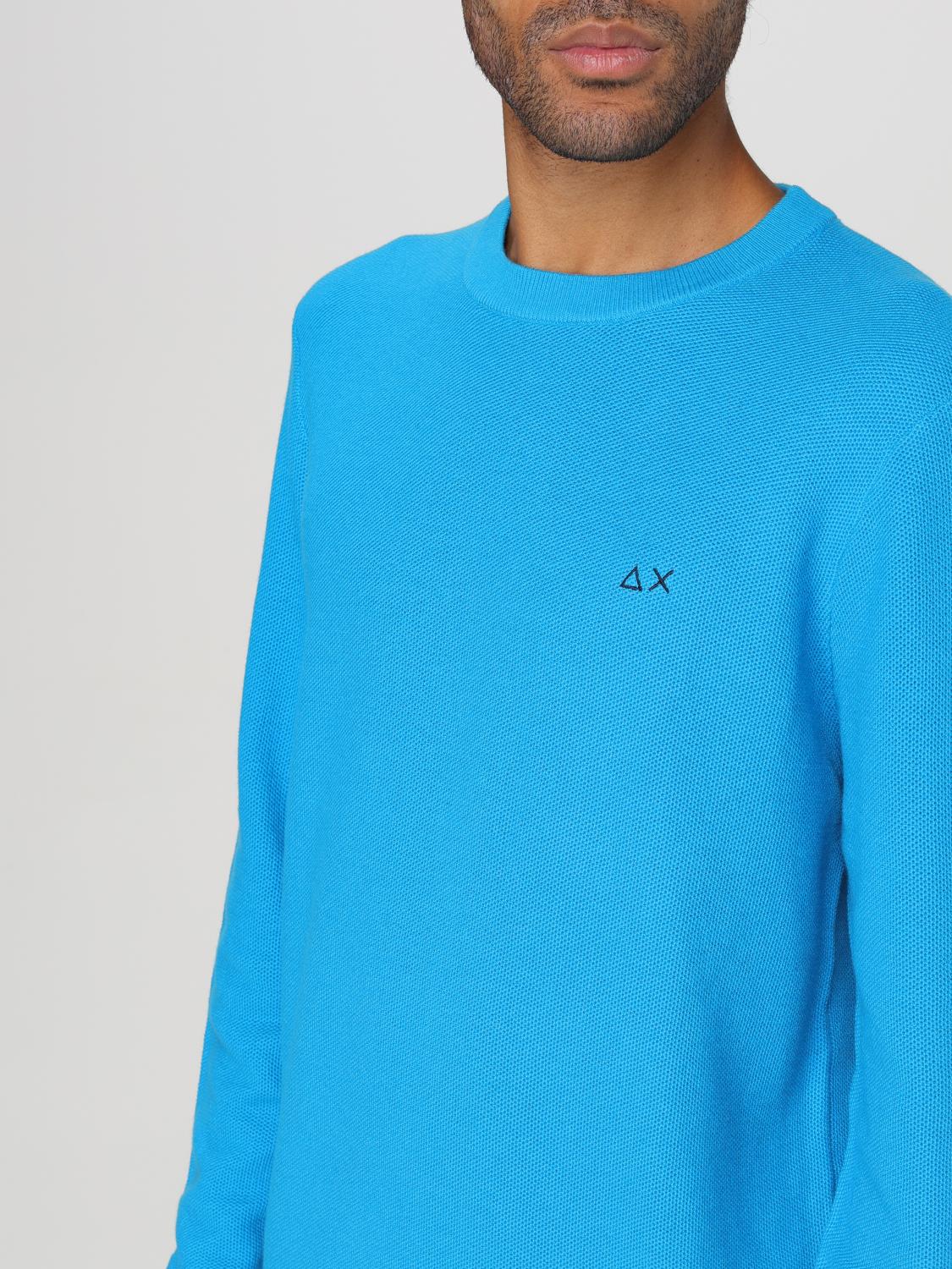 Sweater Men color Turquoise