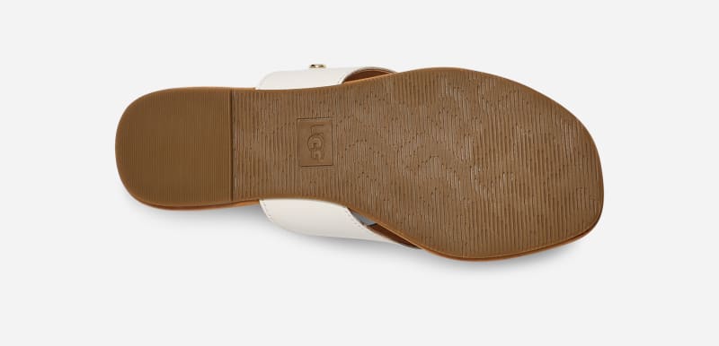 ® Women's Carey Flip Leather Sandals in Jasmine, Size 9