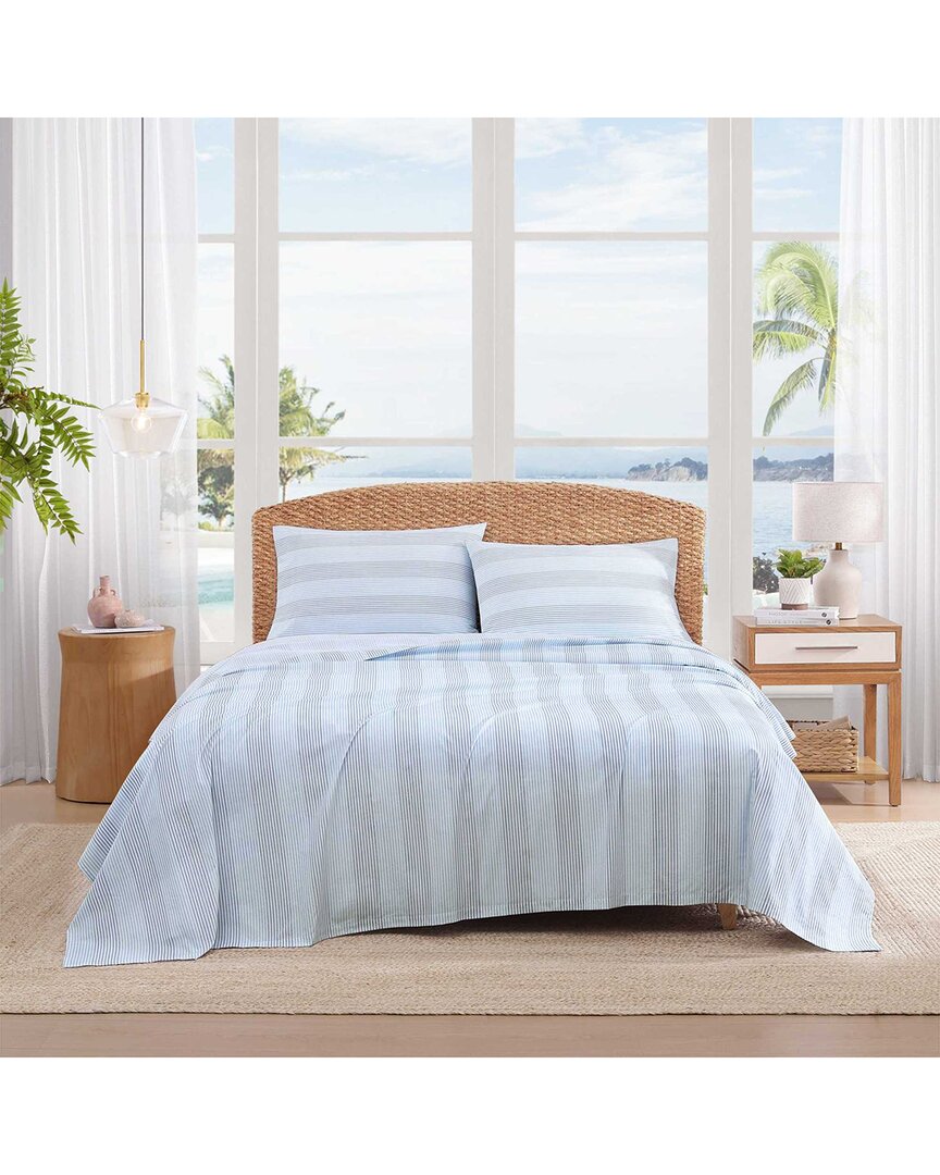 Weekend Stripe 100% Cotton Percale Sheet Set