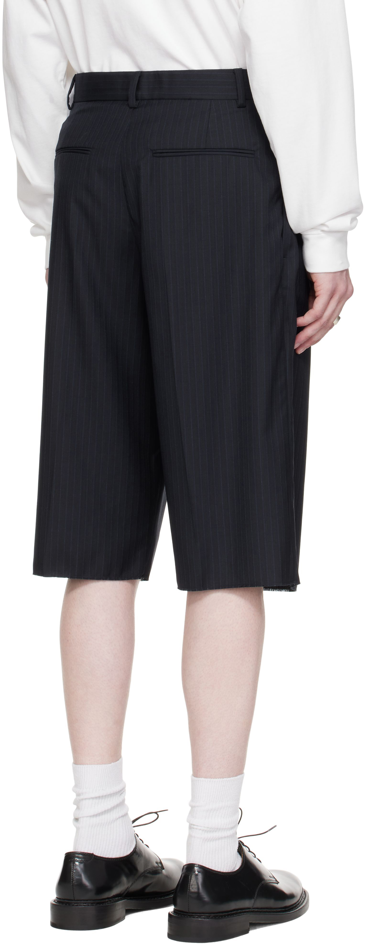 Navy Tailored Shorts