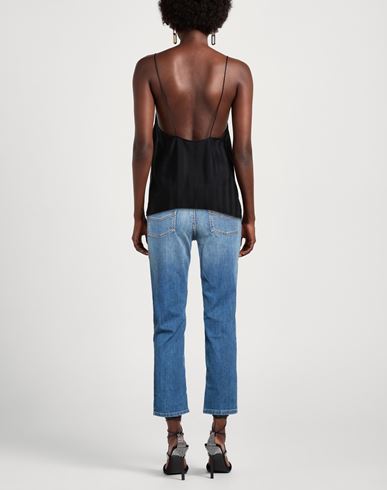 Woman Jeans Blue Size 25 Cotton, Elastane