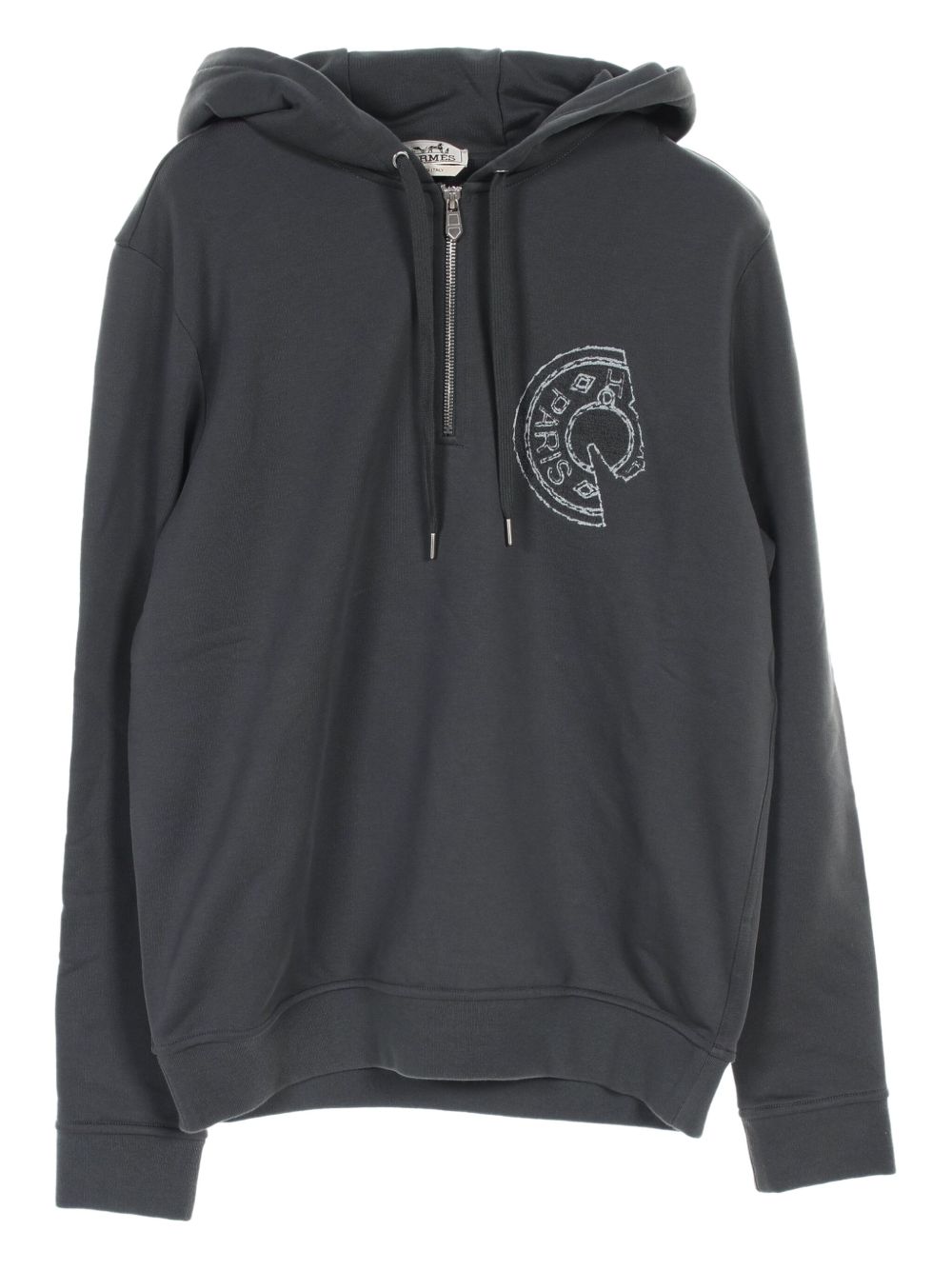 2010s Crude Cell hoodie - Grey