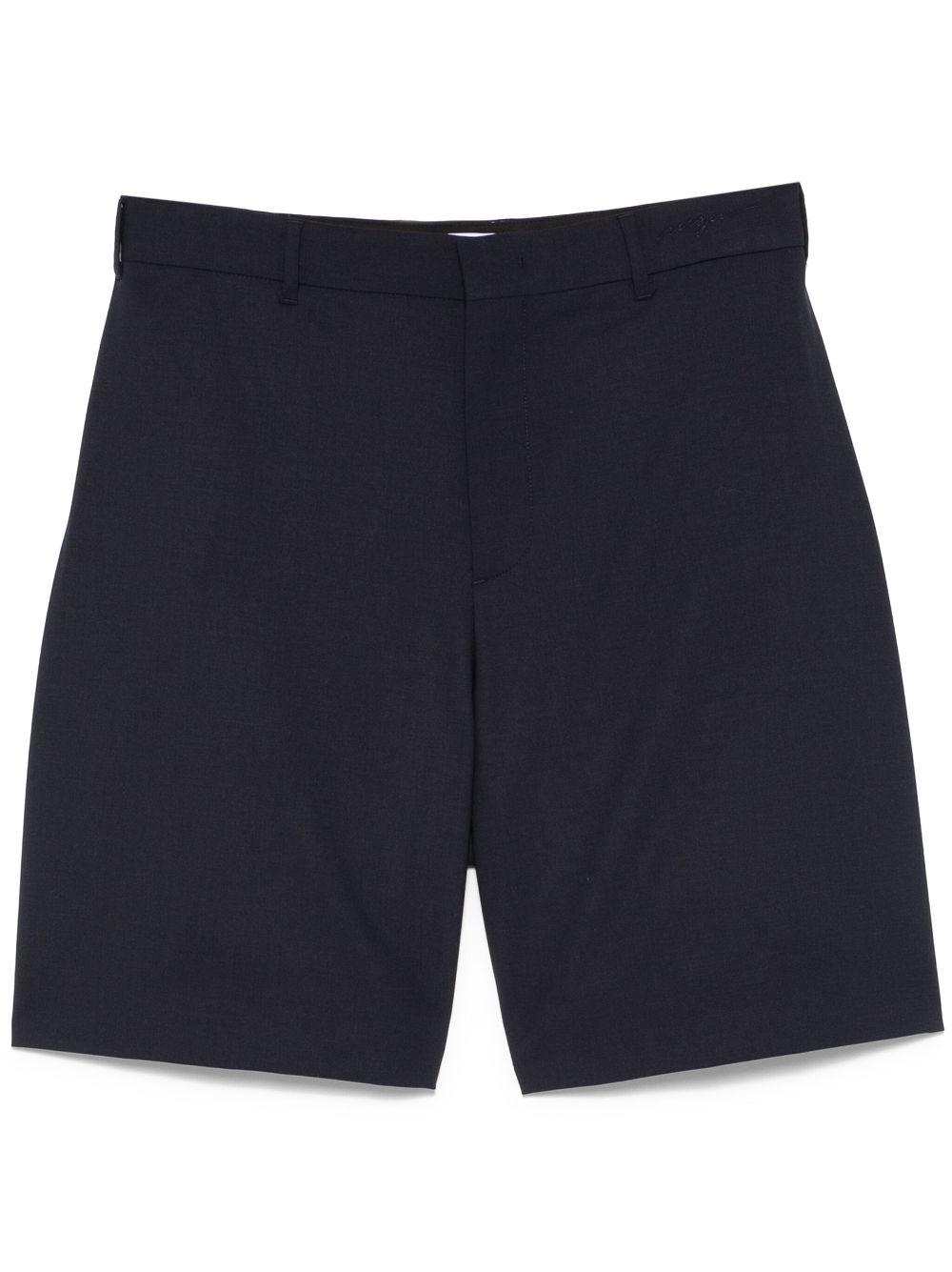 Pleat-detail shorts - Blue