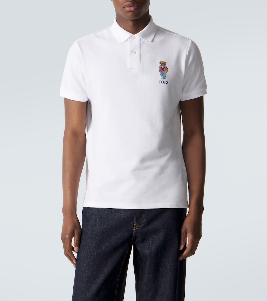 Polo Bear cotton piqué polo shirt