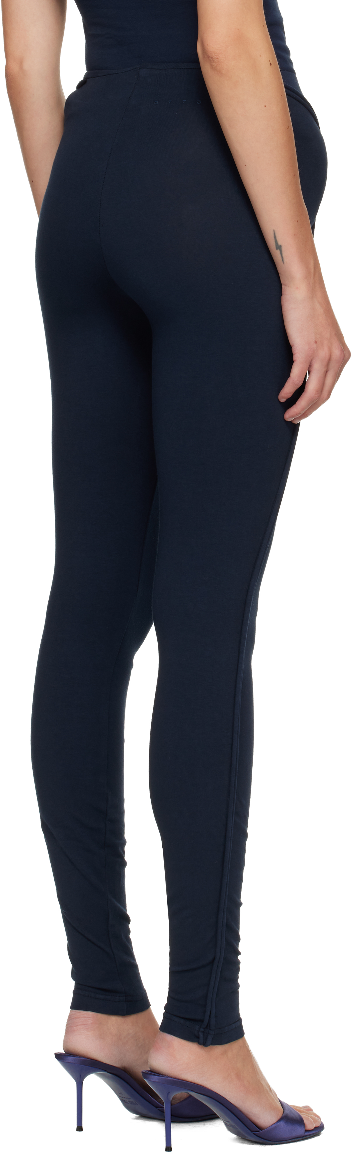 Navy Sculpted Hip Leggings