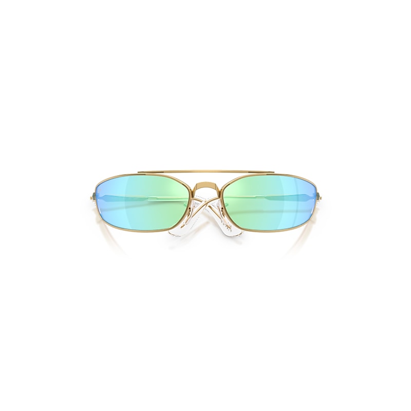 Ray-Ban Rb3930 Limited By A$ap Rocky Sunglasses Arista Gold Frame Blue Lense
