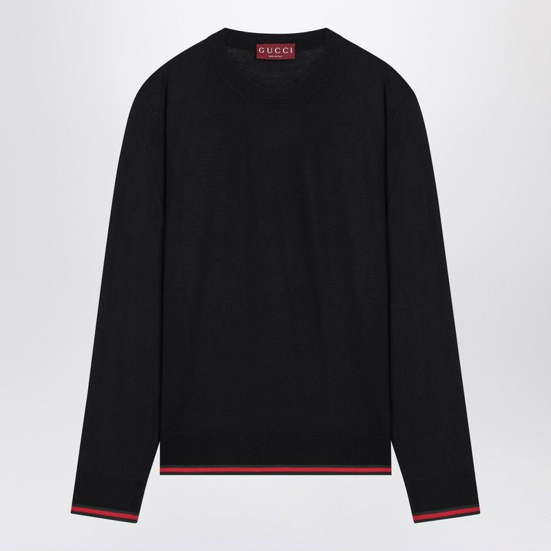 Men's Crew-Neck Wool Sweater