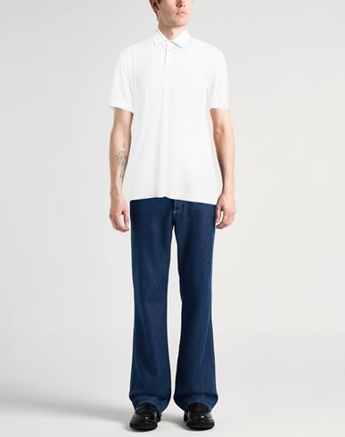 Man Polo shirt White