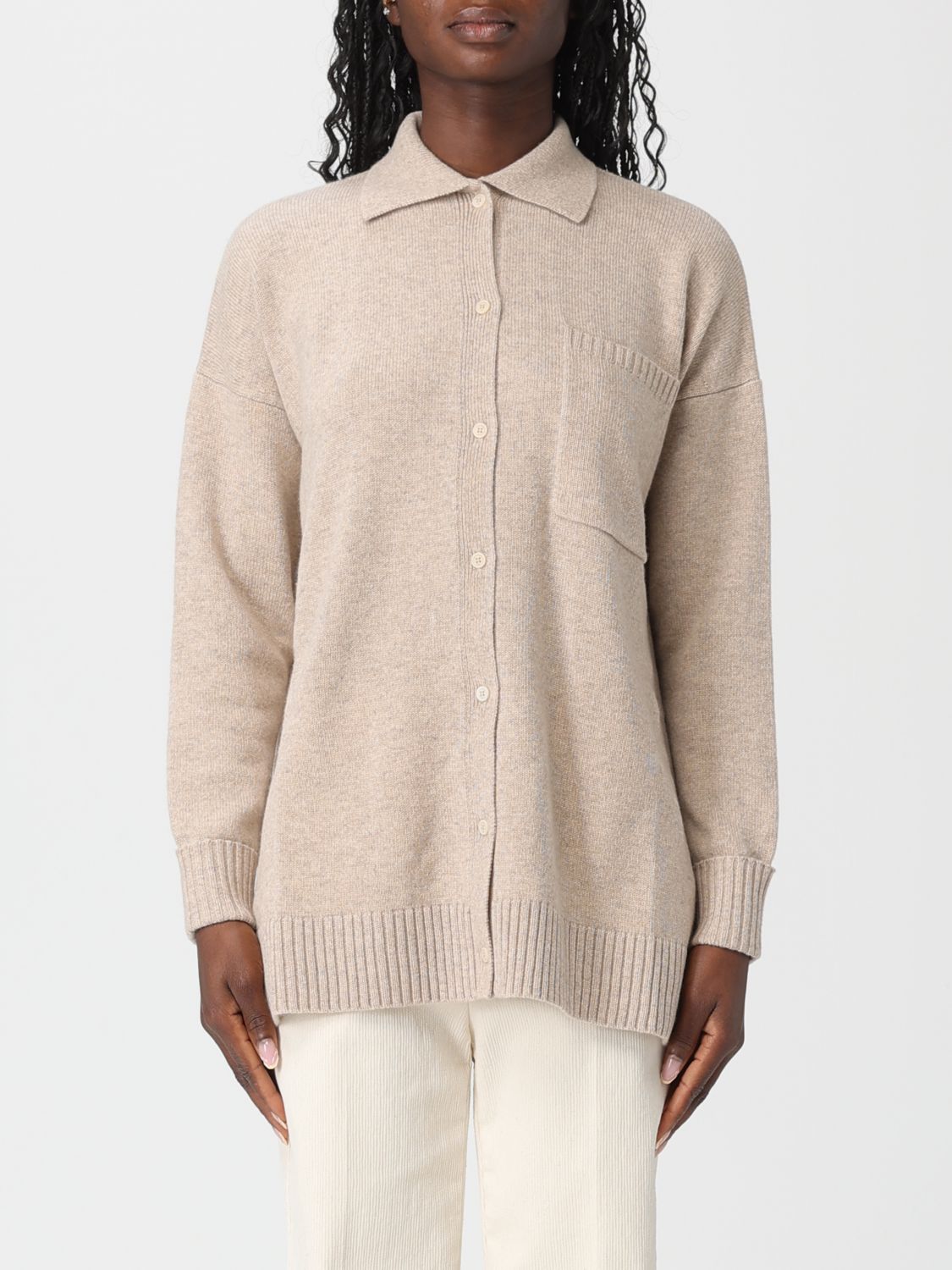 Polo Shirt Woman color Beige