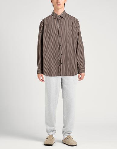 Man Shirt Khaki Size L Cotton, Nylon, Elastane