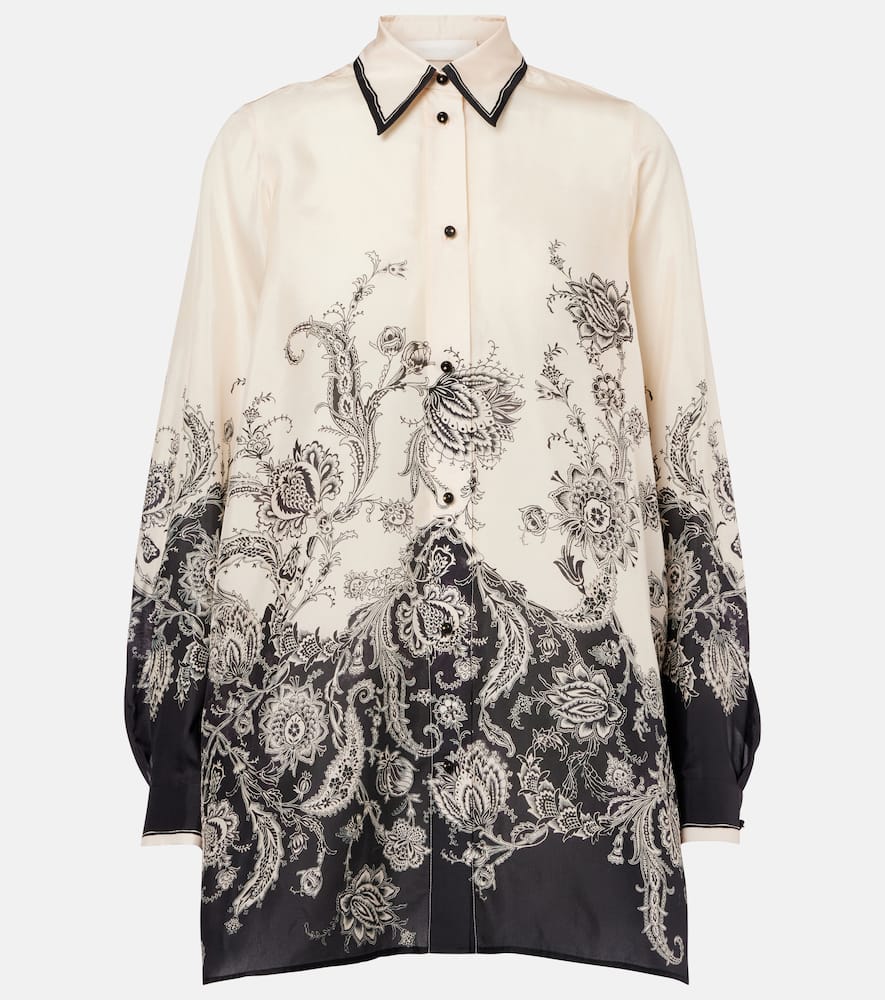 Rhiannon paisley silk shirt