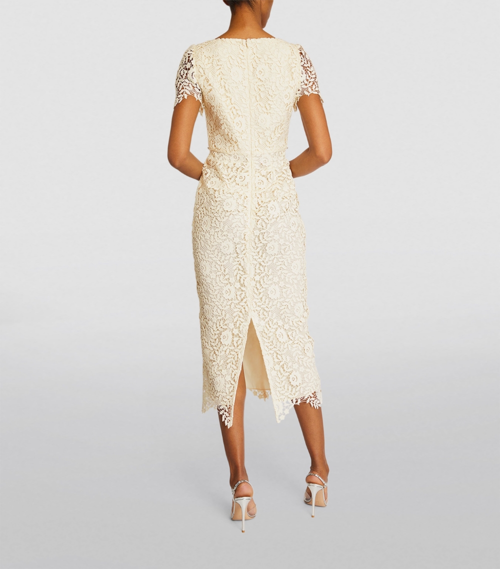 Crystal-Embellished Midi Dress