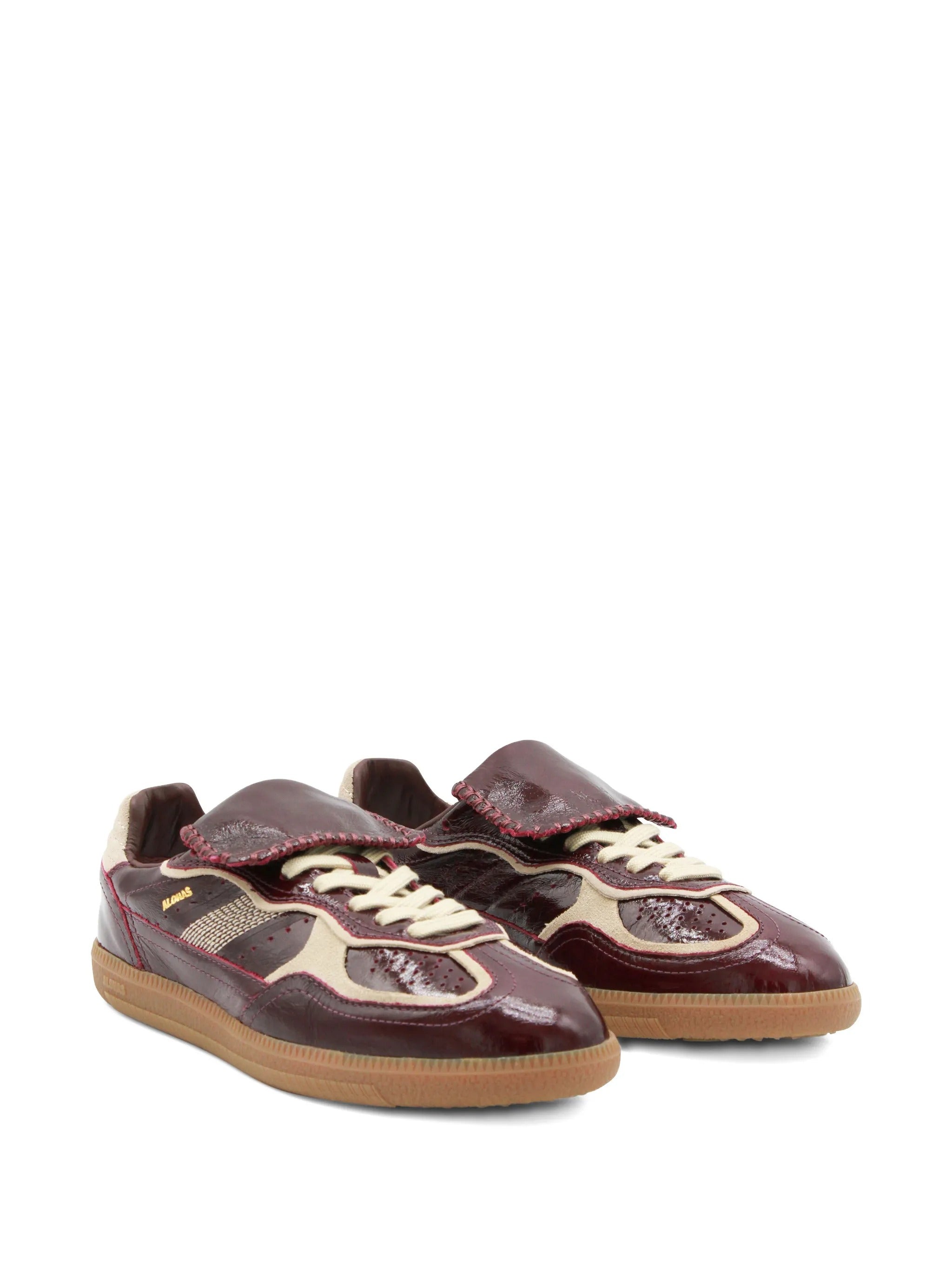 Alohas Tb.490 Club Patent Deep Burgundy Leather Sneaker