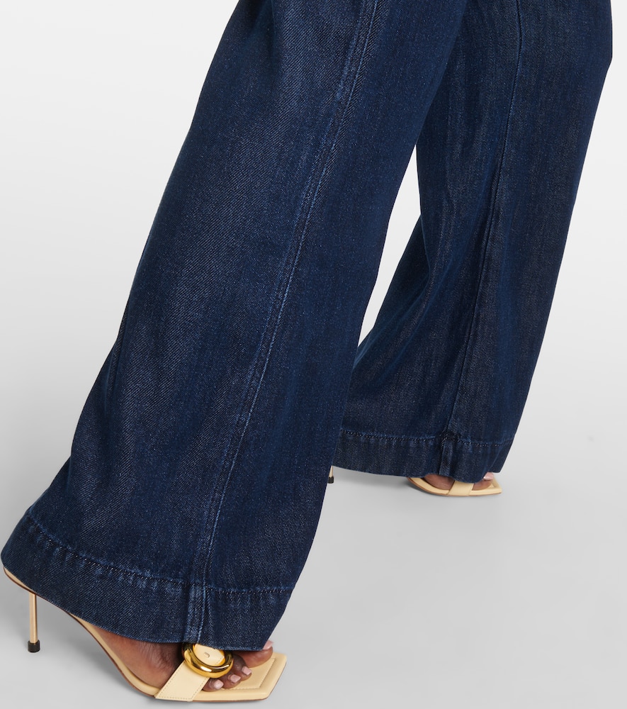 High-rise wide-leg jeans
