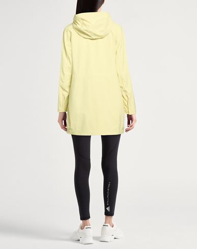 Woman Overcoat & Trench Coat Pastel yellow Size 6 Polyester, Elastane
