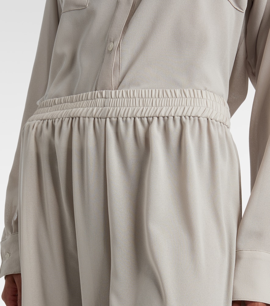 Mika sheer wide-leg pants
