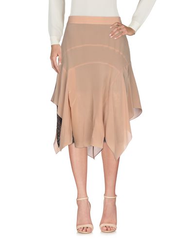 Woman Midi skirt Blush Size 0 Silk