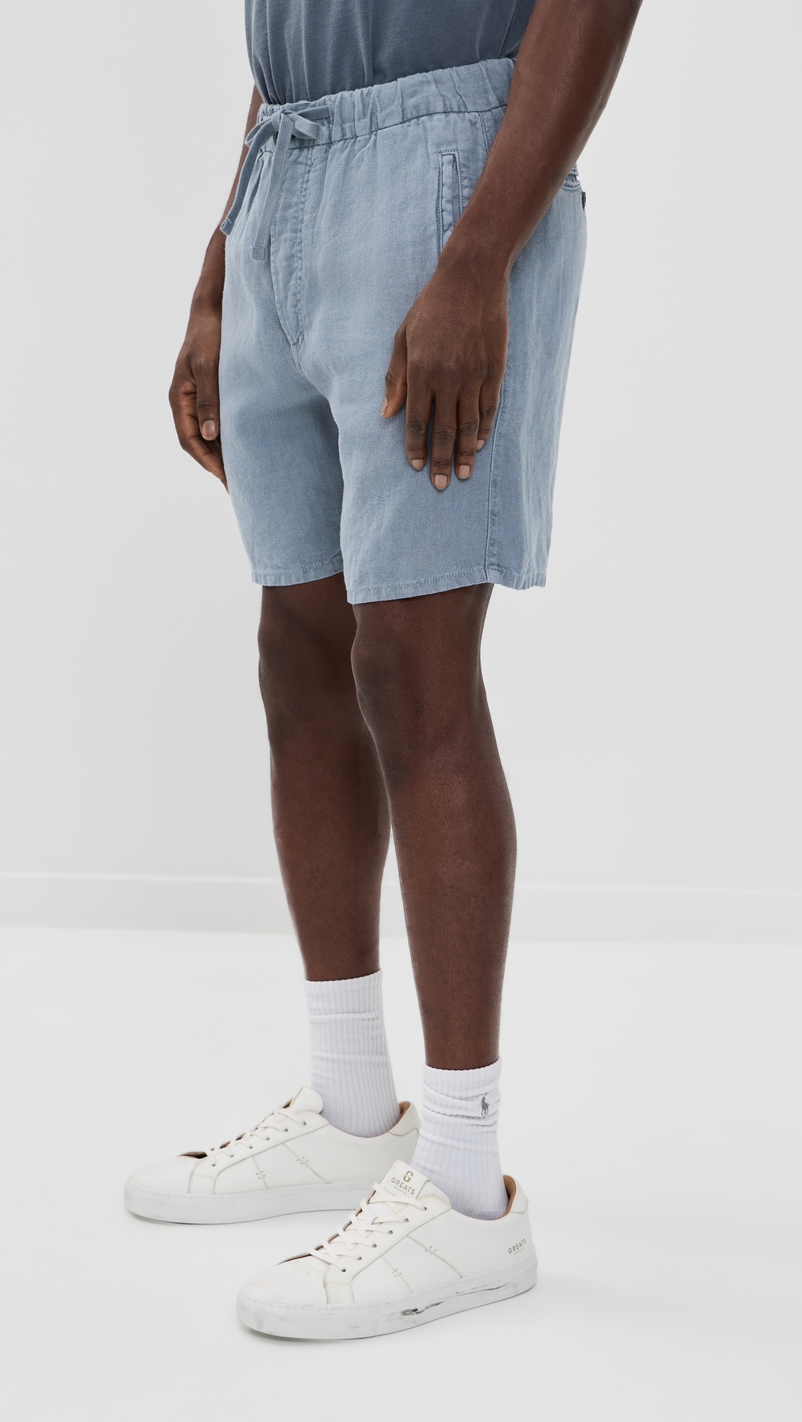 Drawstring Deck Shorts 7.5 Stone Blue