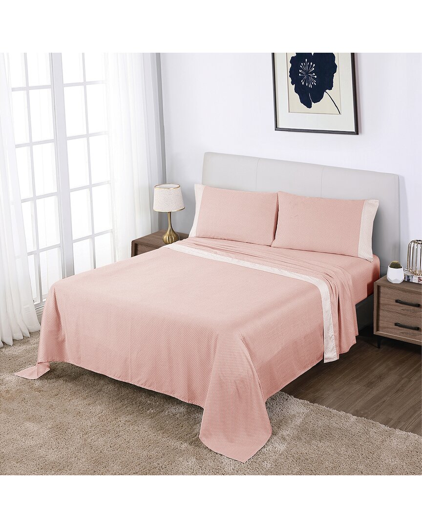 Westhill Dot Sateen 300 Thread Count Sheet Set