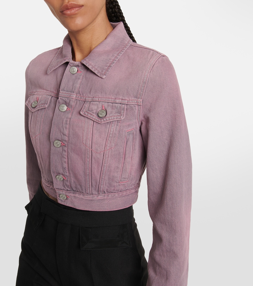 Cropped denim jacket