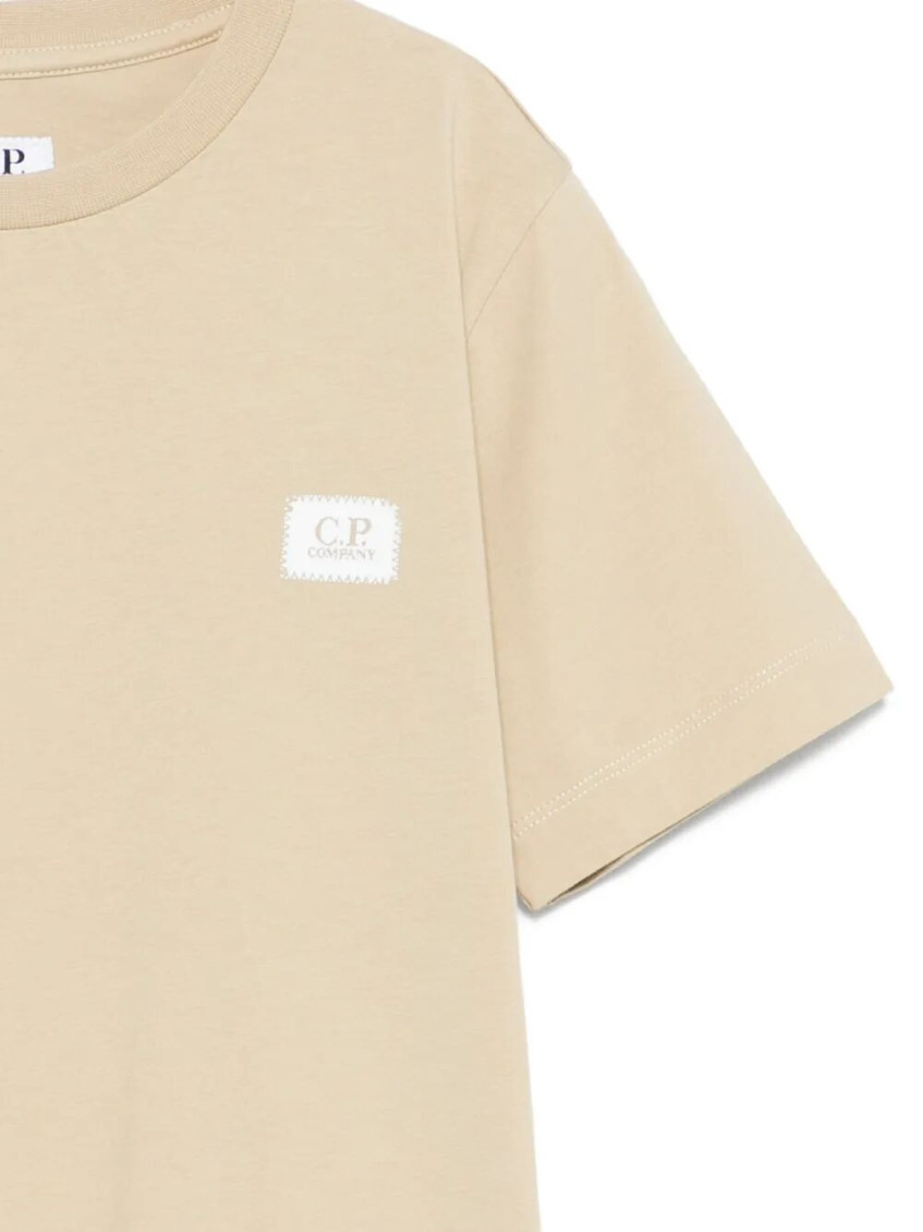 Boys Light Sand Logo T-Shirt