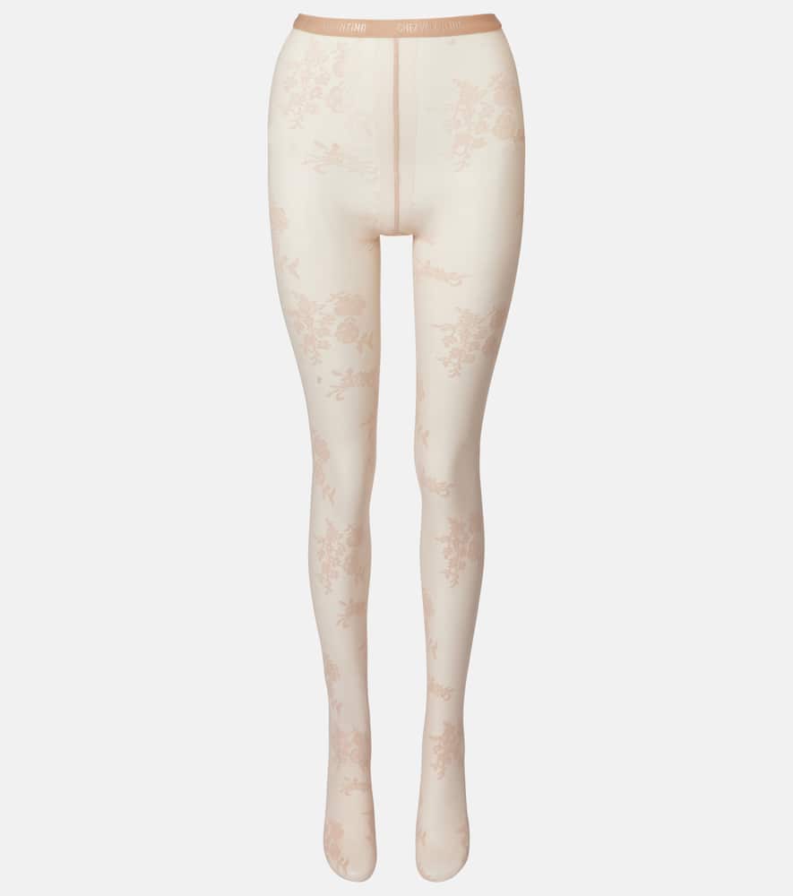 Floral tights