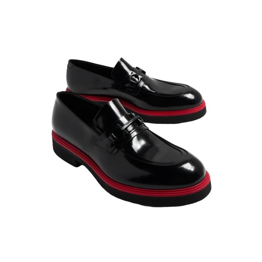 Mens Black Loafers