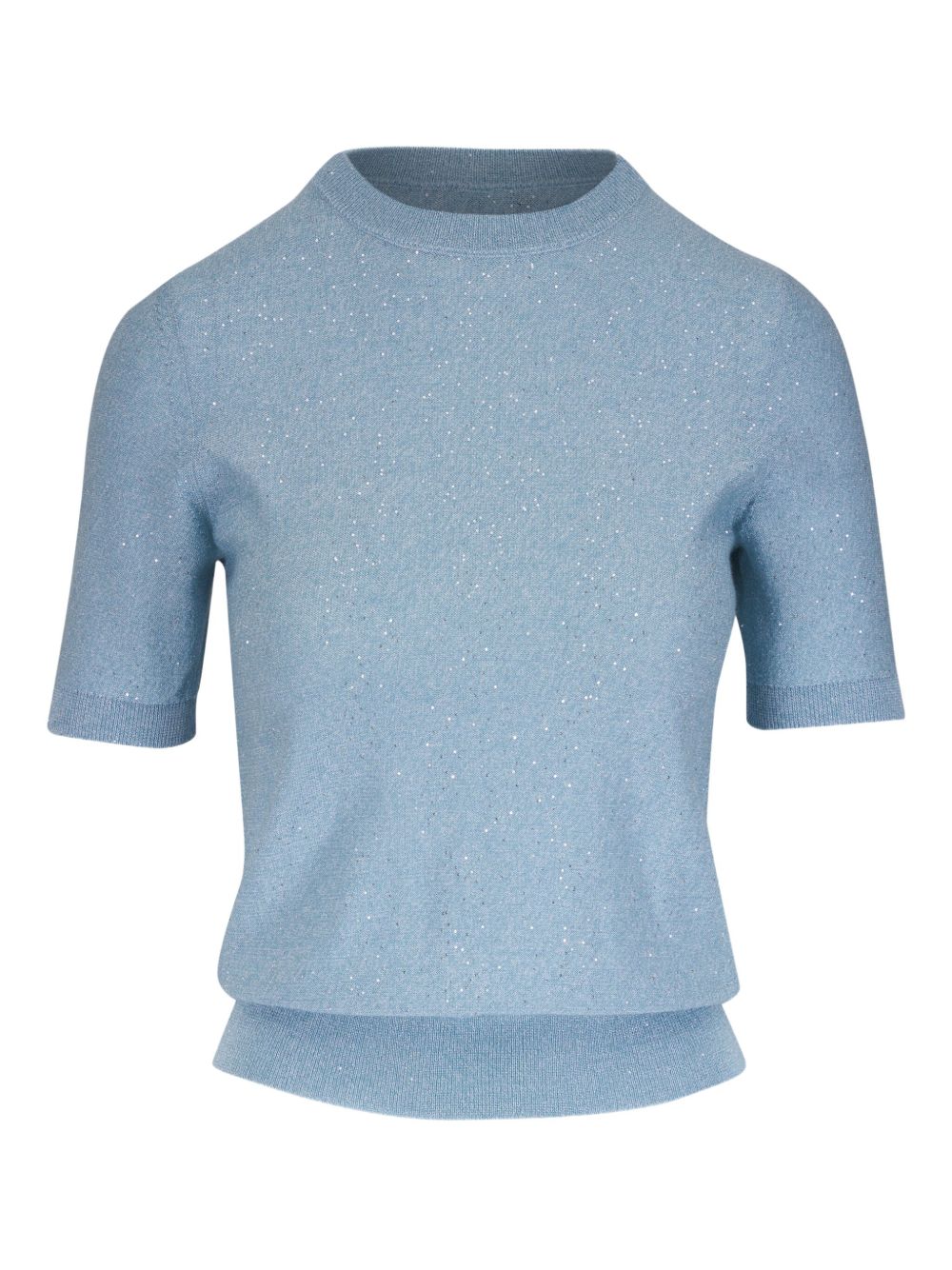 Kinross Cashmere fine-knit top - Blue