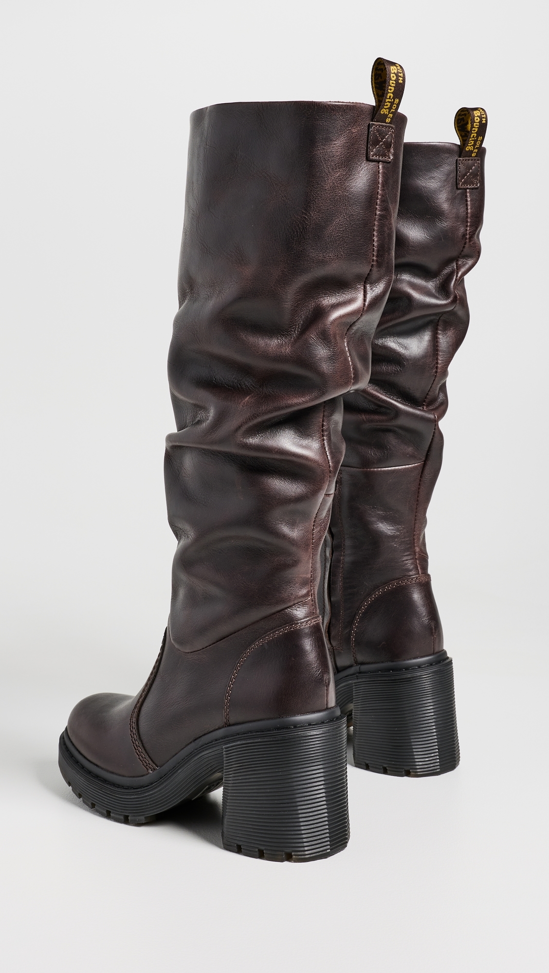 Kasey High Leg Boots Dark Brown